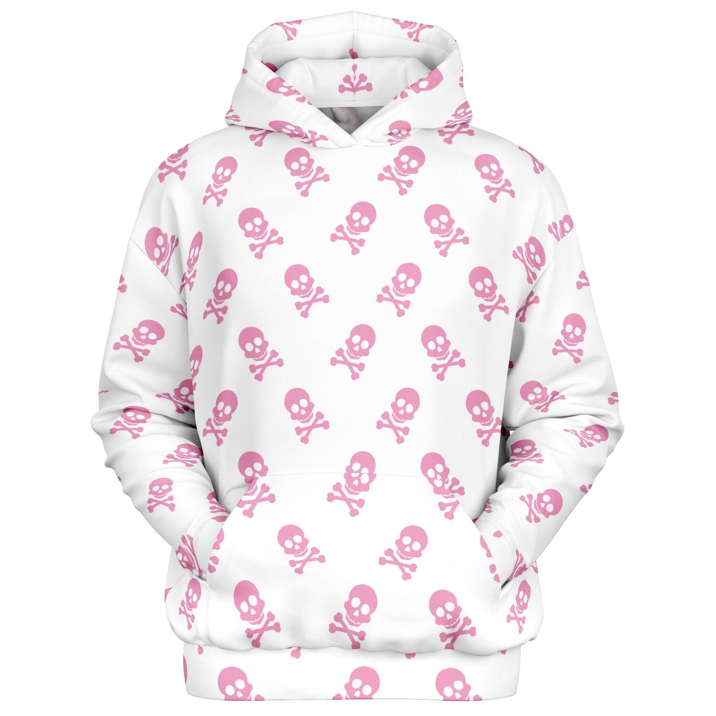 Women's Oversized Graphic Hoodie – Skull Crush