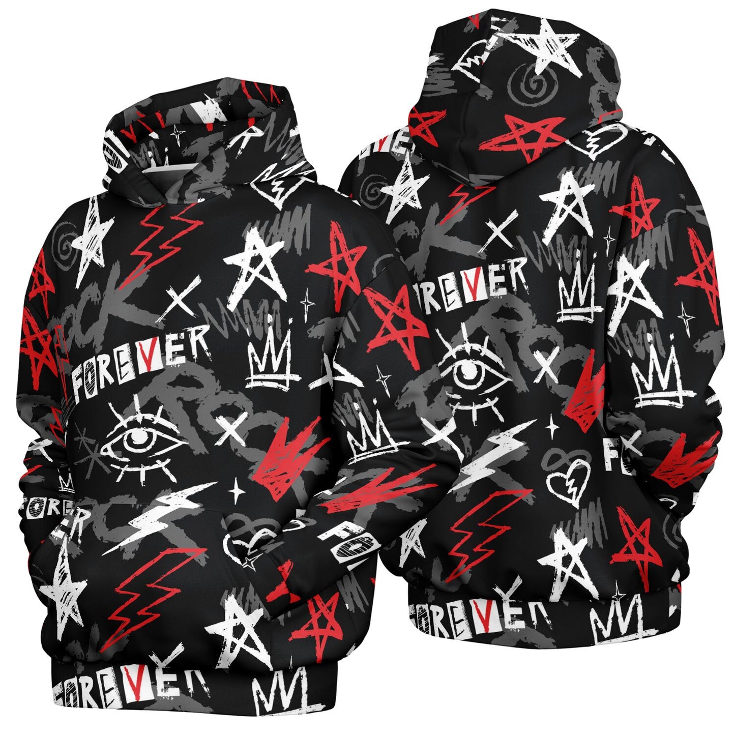 Men's Oversized Graphic Hoodie – Street King