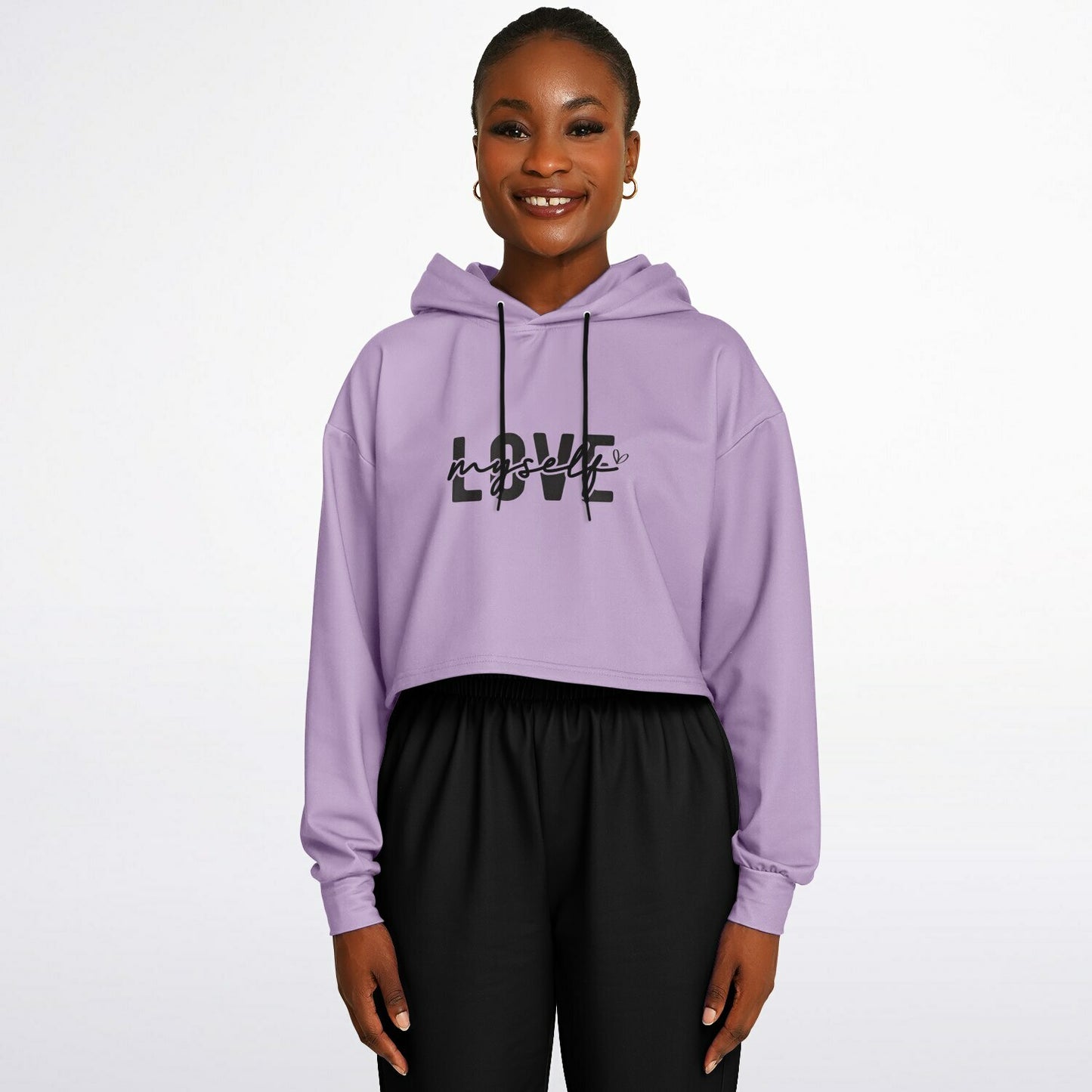 Women's Cropped Dance Hoodie – Self-Love