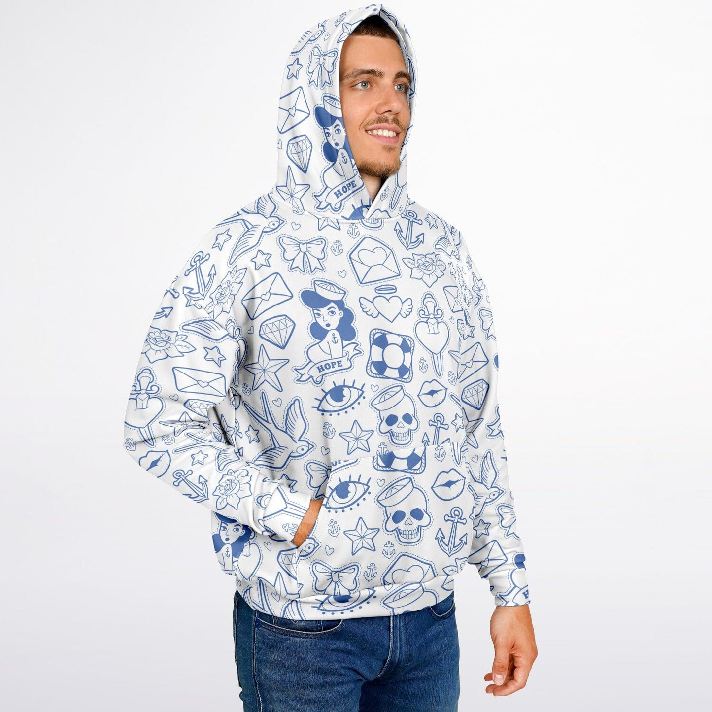 Men's Oversized Graphic Hoodie – Sailor's Creed