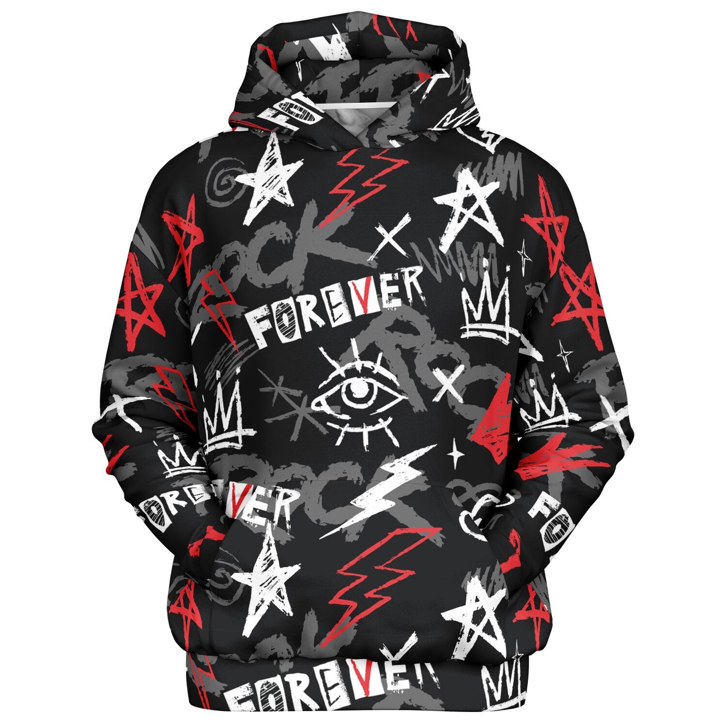 Men's Oversized Graphic Hoodie – Street King