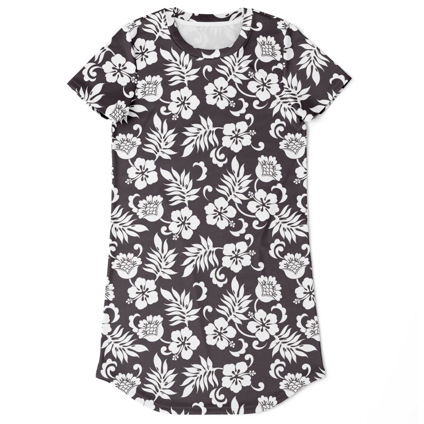 Women's T-Shirt Dress - Floral Classic