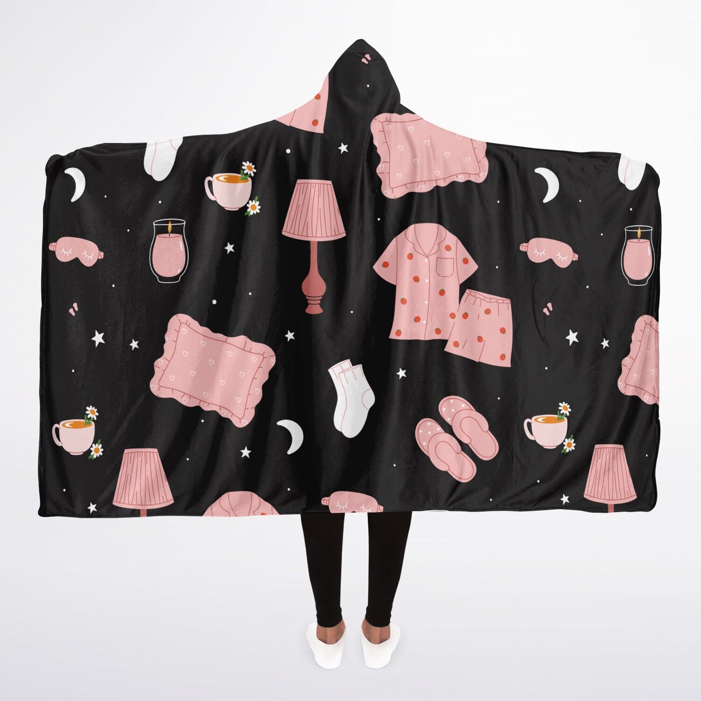 Sherpa-Lined Hooded Blanket - Cosy Nights