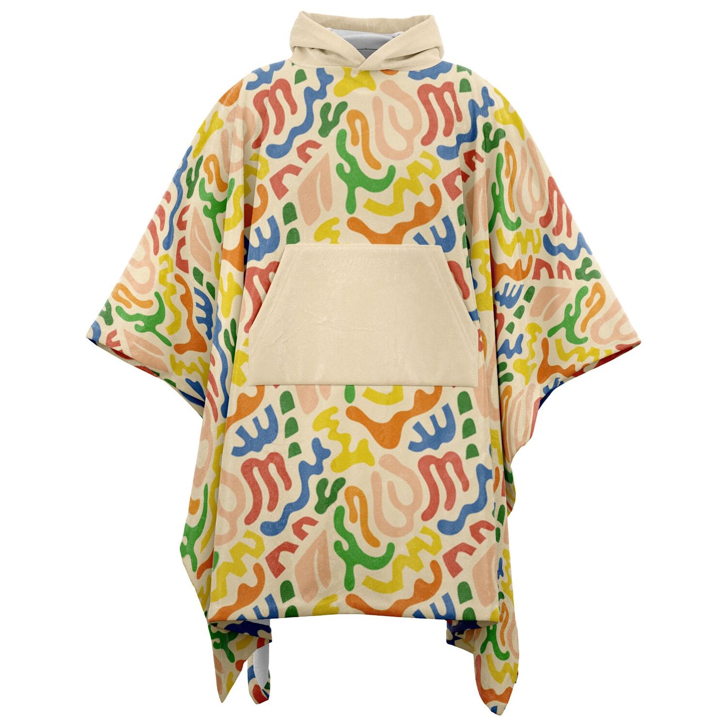 Flannel Blanke/Poncho – Vivid Harmony