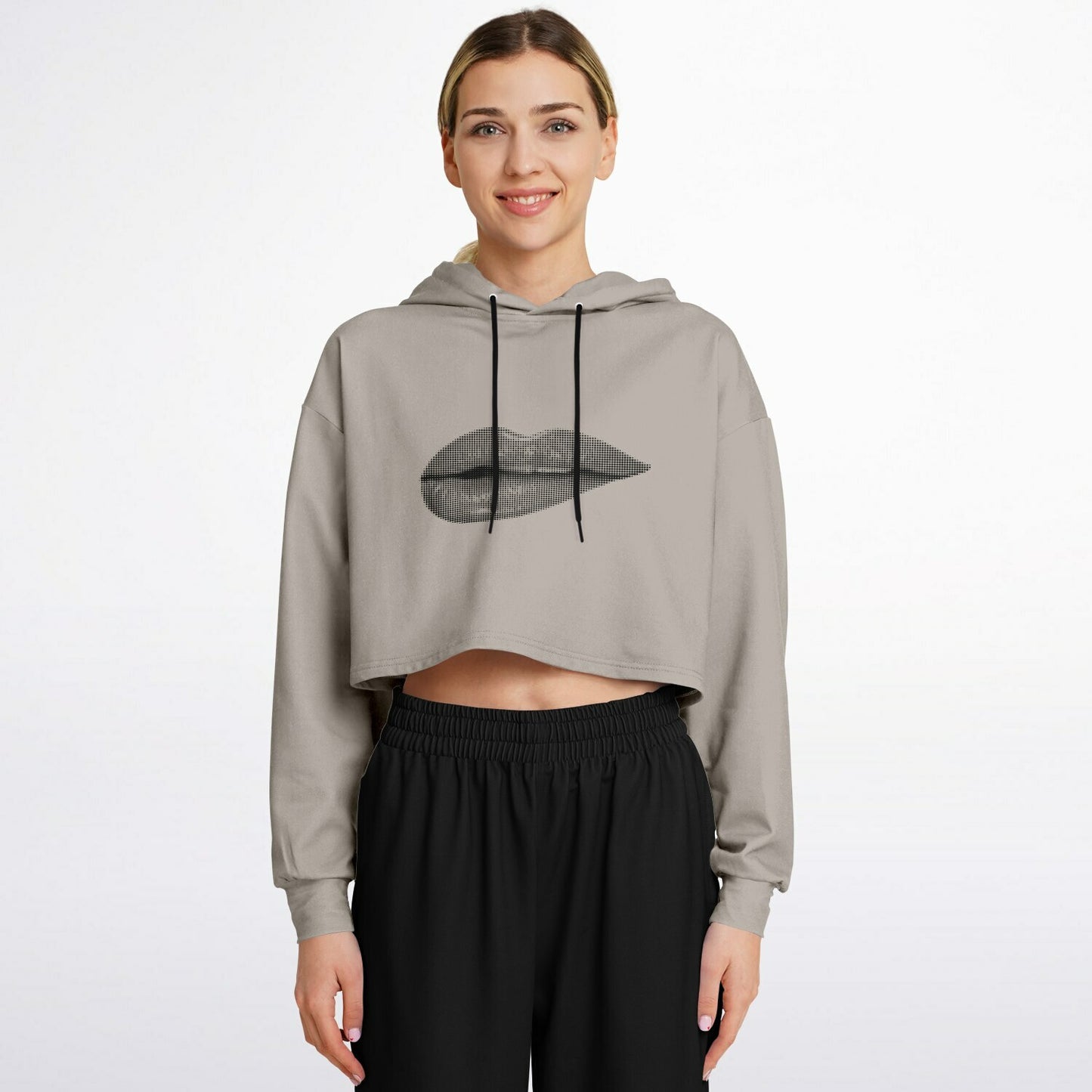 Women's Cropped Dance Hoodie – Lips