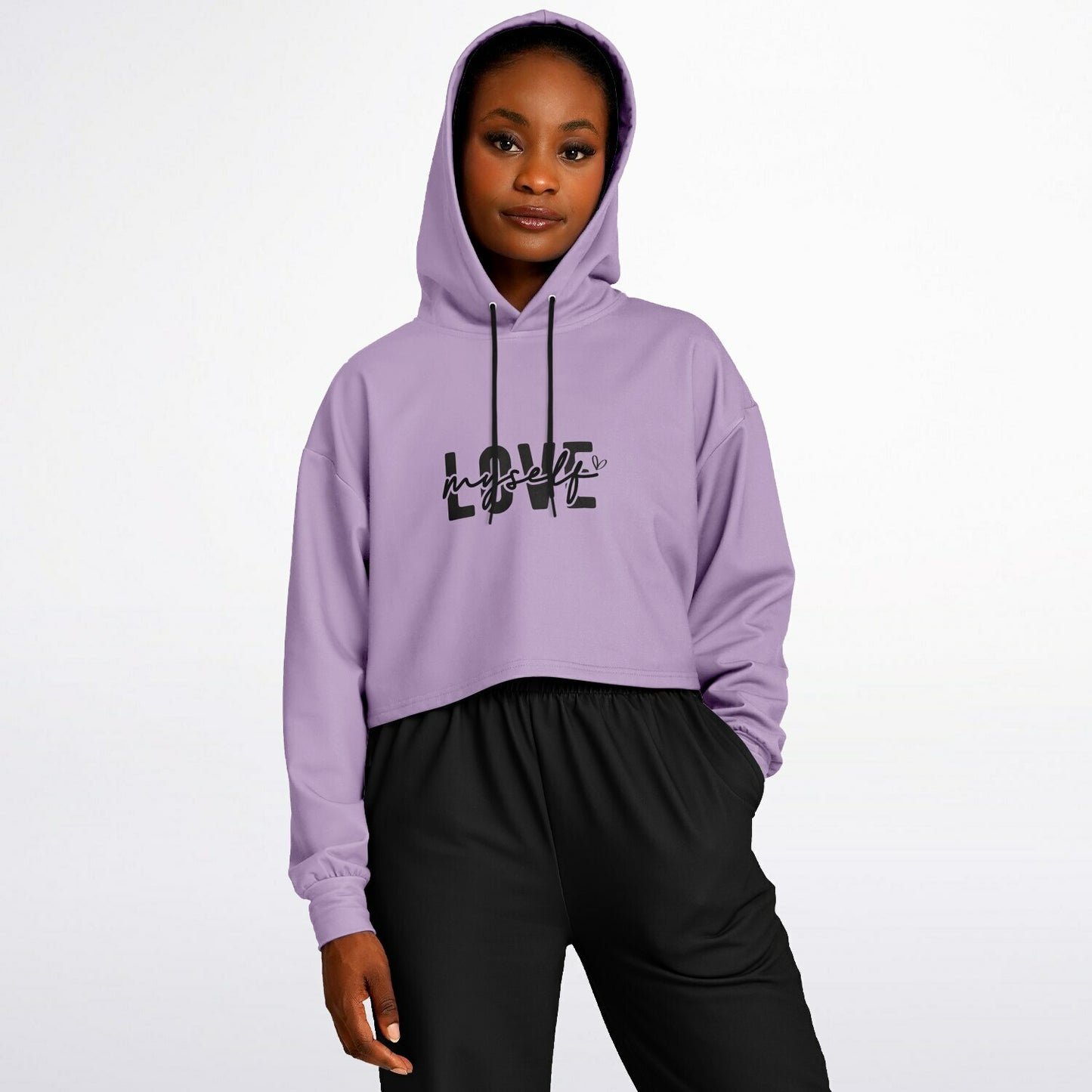 Women's Cropped Dance Hoodie – Self-Love