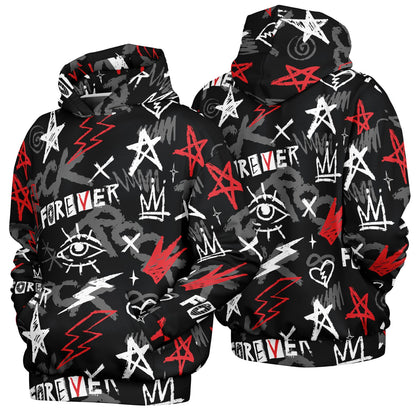 Men's Oversized Graphic Hoodie – Street King