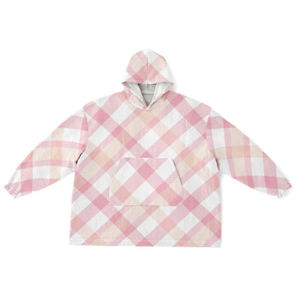 Essential Snug Hoodie - Pink Tartan