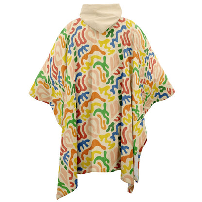 Flannel Blanke/Poncho – Vivid Harmony