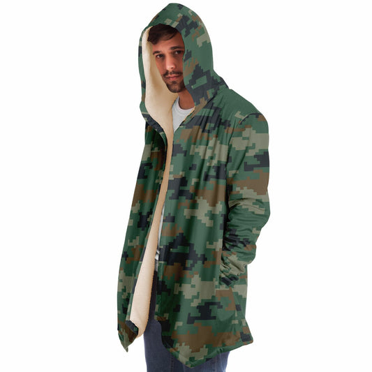 Microfleece Cloak - Woodland Camo
