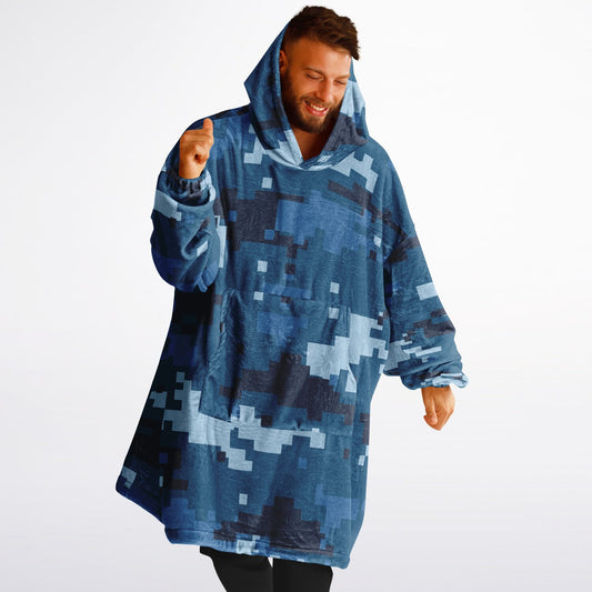 Essential Snug Hoodie - Blue Camo
