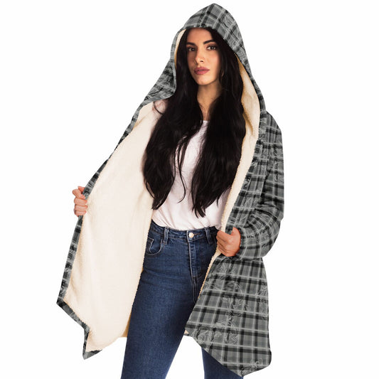Microfleece Cloak - Floral Plaid