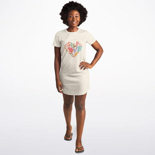 Women's T-Shirt Dress - Self-Love Club