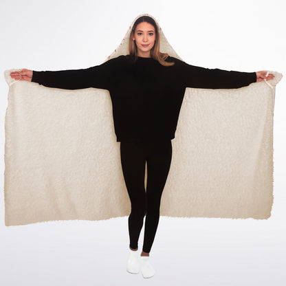 Sherpa-Lined Hooded Blanket - Free Spirit Etch