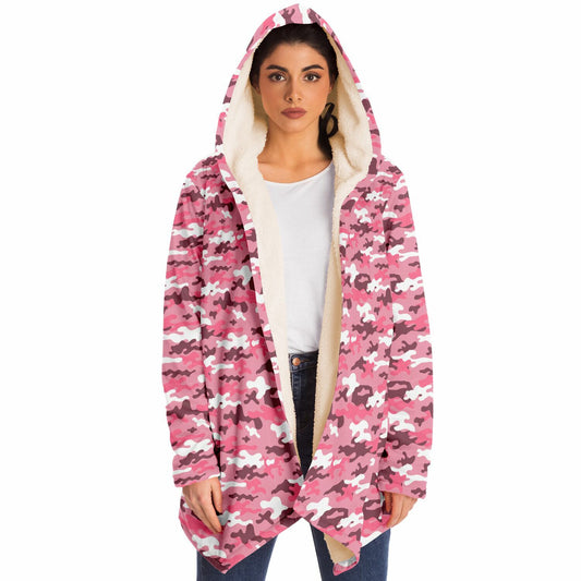 Microfleece Cloak - Pink Camo