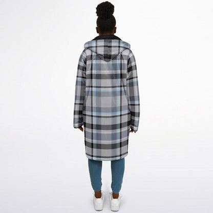 Zipper Cloak - Grey Tartan
