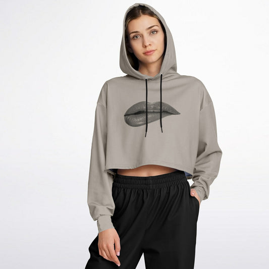 Women's Cropped Dance Hoodie – Lips