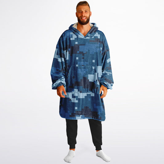 Essential Snug Hoodie - Blue Camo