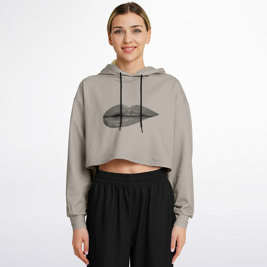 Women's Cropped Dance Hoodie – Lips