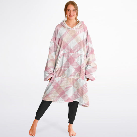 Essential Snug Hoodie - Pink Tartan