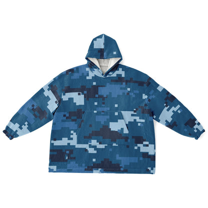 Essential Snug Hoodie - Blue Camo